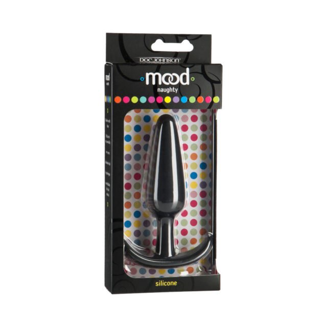 Mood - Naughty - Large Black Silicone Butt Plug