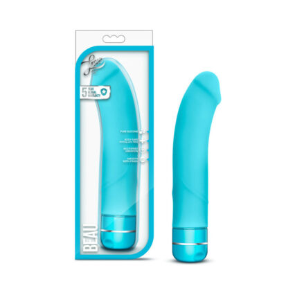 Luxe Beau Silicone G-Spot Vibrator Blue