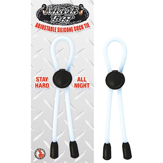 Mack Tuff Adjustable Silicone Cock Tie (Clear)  Lasso-Bolo