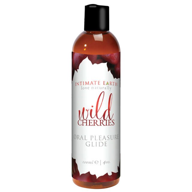 Intimate Earth Wild Cherries Flavored Glide 120 ml-4 oz