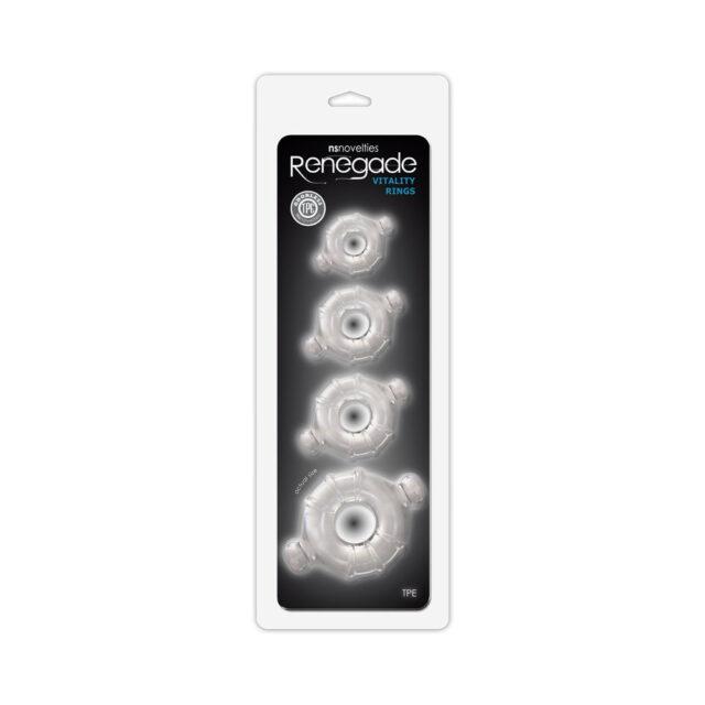 Renegade Vitality Rings 4-Pack Clear