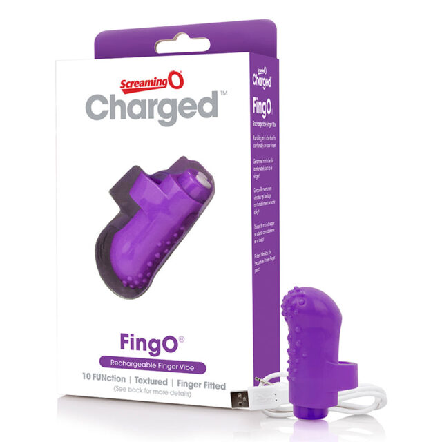 Screaming O Charged FingO Vooom Mini Vibe – Purple