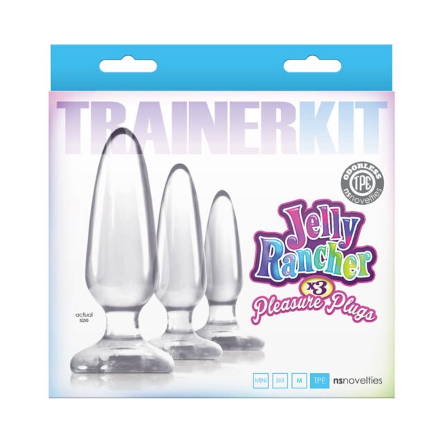 Jelly Rancher Pleasure Plugs Trainer Kit Clear