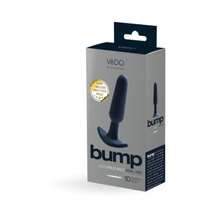 VeDO Bump Rechargeable Anal Vibe – Just Black