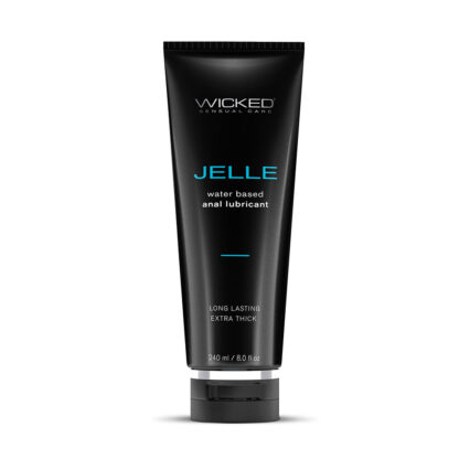 Wicked Jelle Water-Based Anal Lubricant 8 oz.