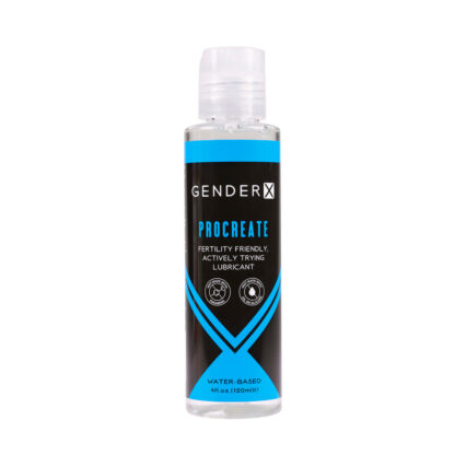 Gender X Procreate Fertility Friendly Water-Based Personal Lubricant 4 oz.