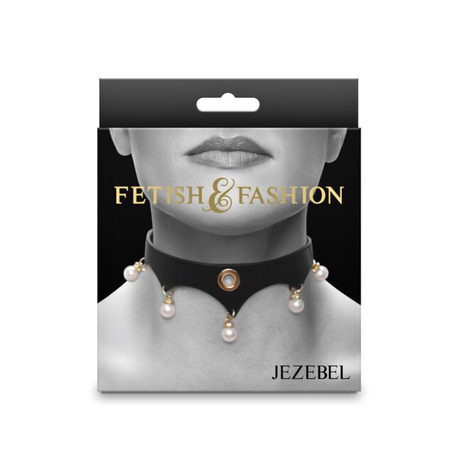 Fetish & Fashion Jezebel Collar Black