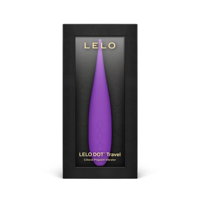 LELO DOT Travel Clitoral Pinpoint Vibrator Purple