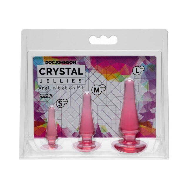 Crystal Jellies - Anal Initiation Kit Pink