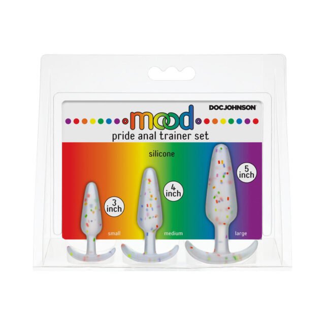 Mood Pride Anal Plug Training Set 3-Piece