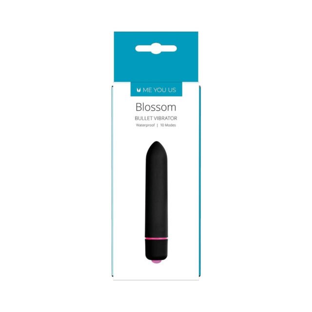 Me You Us Blossom 10 Mode Bullet Vibrator Black