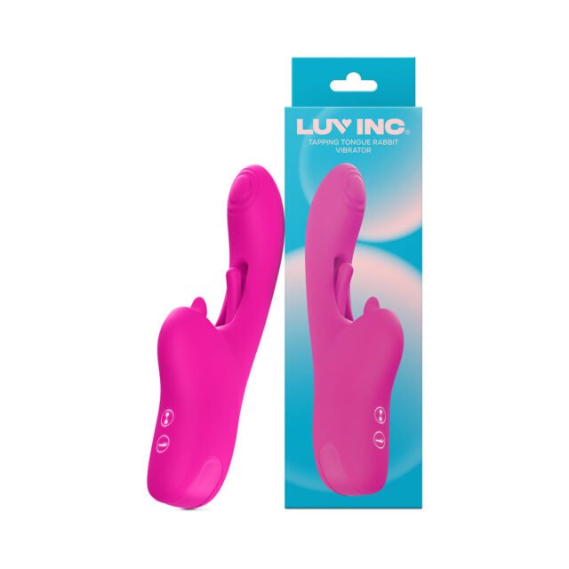 Luv Inc Tr46: Tapping Tongue Rabbit Vibrator Pink