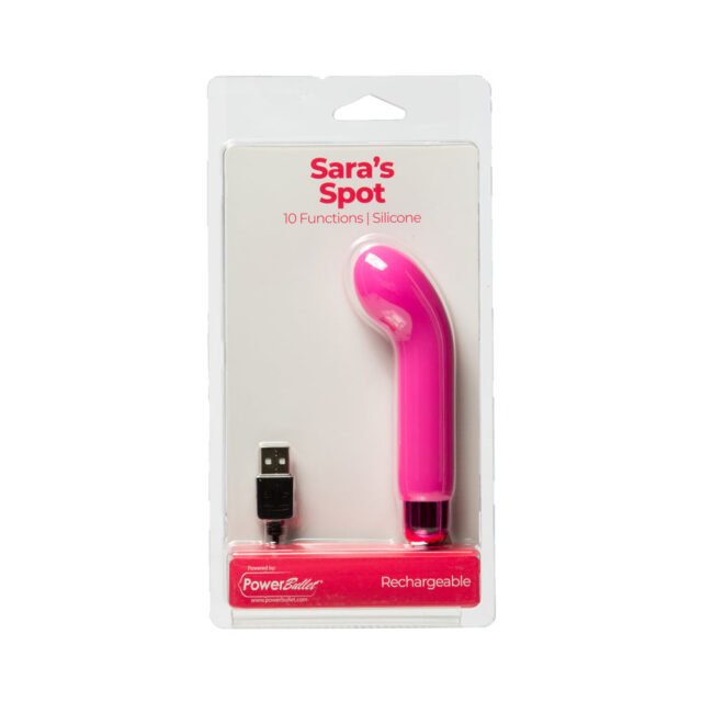 Sara’s Spot Rechargeable Bullet With Removable G-Spot Sleeve Pink