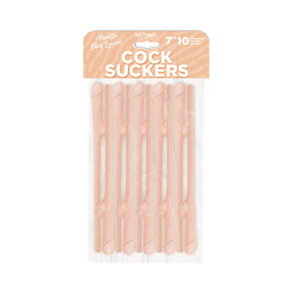 Skins Pecker Straws Vanilla Lovers (10-Pack)